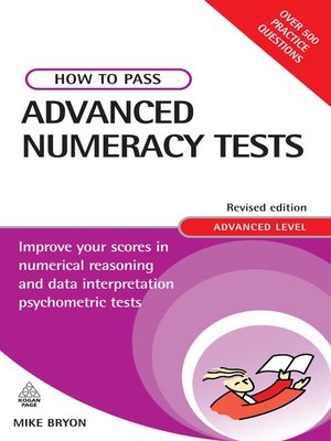 cover image of How to Pass Advanced Numeracy Tests